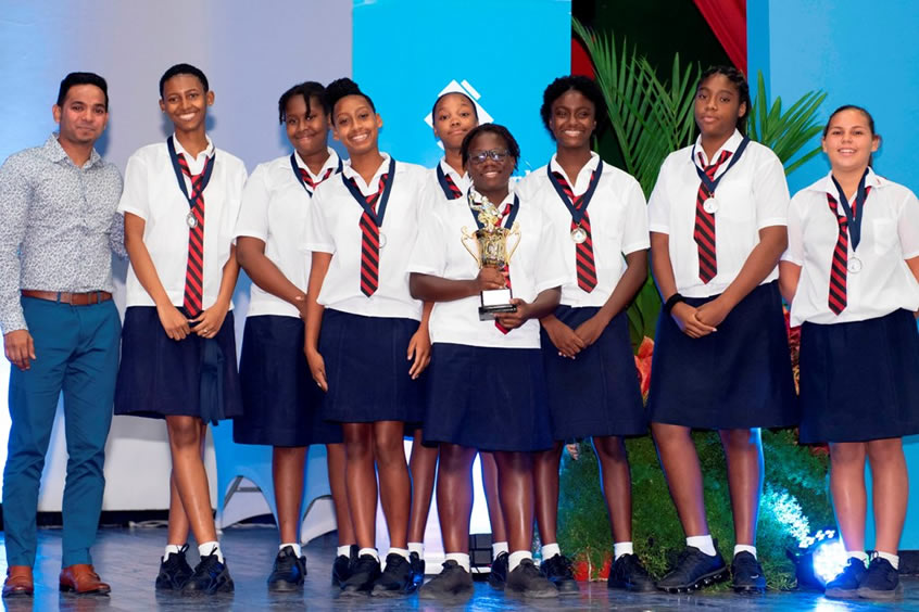 Secondary and primary schools close off water polo season Republic Bank